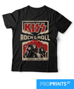 Playera Kiss - Rock n Roll